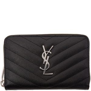authentic SAINT LAURENT Black Wallet